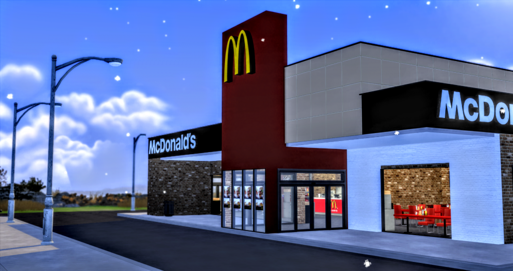 THE SIMS 4 FUNCTIONAL MCDONALDS – WICKED PIXXEL