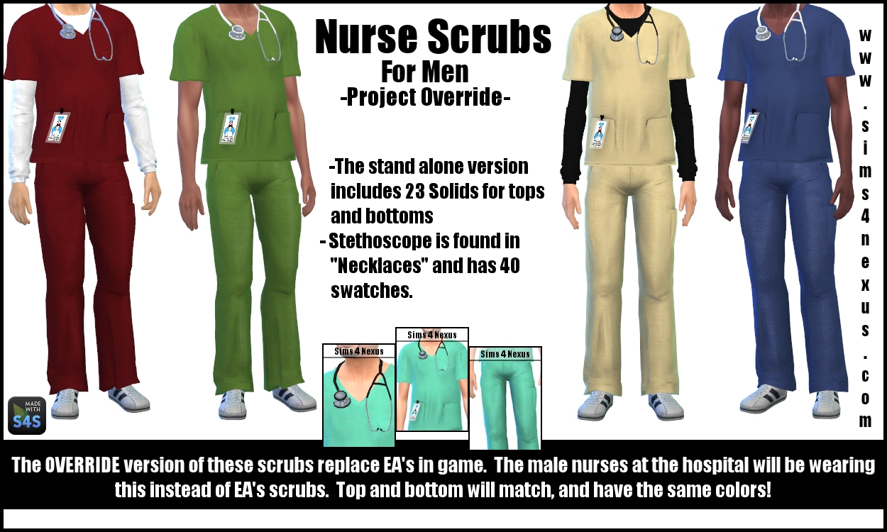 Sims 4 Doctor Clothes CC